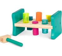 Toys by Battat BX1762Z Wooden Shape Sorter Hammering Bench