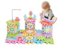 Toys Gears Toys - Set di attrezzature motorizzate, giocattolo creativo del cervello | Ingegneria di fai da te, strumenti di apprendimento riutilizzabili, di assemblaggio intelligente