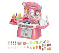 Toys Kitchen Kids, Fingted Play Kitchen Set, Educational Cooking Toy | Funzione Per Stufa Illuminata, Kit Di A 24 Pezzi | 1 Set, Per La Scuola Materna, L'asilo E Il Divertimento In Famiglia