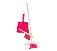 Toys Pure Kids - Set da Gioco per Bambini, Paletta e Scopa, Colore: Rosa