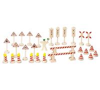 Set grande segnaletica stradale in legno Goki