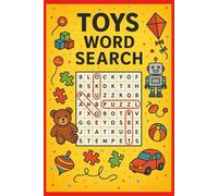 Toys Word Search: Playful Brain Games for Kids | Blocks, Bots, Cars, Dolls & More | Quiet Time Learning Anywhere