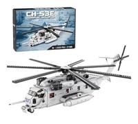 ToysWeltX CH-53E Super Stallion - Kit elicottero 1/35, accessorio per la casa o da collezione, regalo per bambini dai 12 anni, adulti e appassionati di militari (2193 pezzi)