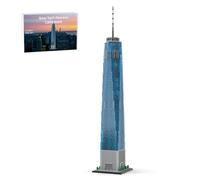 ToysWeltX MOC-159549 1/800 scala punto di riferimento architettura 1 World Trade Center Strada Scene DIY Montaggio mattoncini (3153PCS)