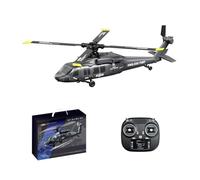 ToysWeltX UH-60 2,4 GHz Elicottero modello Flybarless a 5 canali con altezza barometrica, determinazione ottica della posizione Volo in posizione supina (RTF)