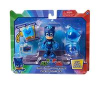 ToysWorld PJMASKS Catboy personaggio 8 cm Super Moon Adventrure equipaggiamento Astronauta Lunare + Omaggio Portachiave cubo
