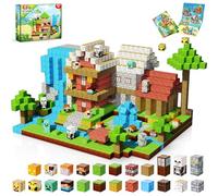 ToyUnited Costruzioni Magnetiche con Portale Magico - 200 Pezzi per Avventure nel Bosco Incantato | Giocattolo Educativo per Bambini 3-7 Anni