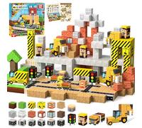 ToyUnited Set di 100 blocchi magnetici, cubi magnetici impilabili, giocattoli sensoriali STEM Montessori per bambini, ragazzi e ragazze, età 3-5 6-8 anni, regali di compleanno