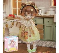 TOYVERSE COME4FREE BJD Minty Die Zauberwald-Serie, LiuXin Das Bärchen, Standard Edition, 1 pezzo/19 cm, BJD, bambole mobili con abiti per bambole, regalo di compleanno