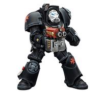 TOYVERSE JOYTOY 1/18 Action Figure Warhammer 40,000, BlackTemplars Terminator 2 with Power Fist and Storm Bolter, Mobile Gelenke Personaggio, 14,3 cm, 15 anni e oltre