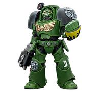 TOYVERSE JOYTOY 1/18 Action Figure Warhammer 40,000, Salamanders Terminator 2 con Power Fist and Storm Bolter, modello di personaggio articolazioni mobili, 14,3 cm, 15 anni e più vecchi