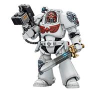 TOYVERSE JOYTOY 1/18 Action Figure Warhammer 40,000, White Scars Terminator 1 with Power Sword and Storm Bolter, modello di personaggio articolazioni mobili, 14,3 cm, 15 anni e oltre