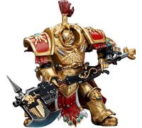 TOYVERSE JOYTOY 1/18 - Carattere d'azione Warhammer 40,000, Adeptus Custodes Allarus Custodian Osyr Archimaxes with Castellan Axis V2 Golden, Articolazioni mobili, 15 anni e più
