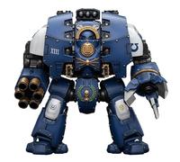 TOYVERSE JOYTOY 1/18 Figura d'azione Warhammer The Horus Heresy, Ultramarines Leviathan Dreadnought with Cyclonic Melta Lance and Siege Claws, Articolazioni mobili Modello di Personaggio, Age 15 +
