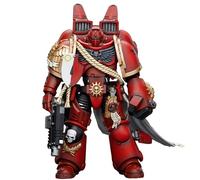Toyverse JOYTOY 1/18 - Statuetta d'azione Warhammer 40,000, Blood Angels Captain with Jump Pack, articolazioni mobili, modello di personaggio, 15 anni e più