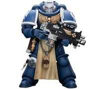 Toyverse JOYTOY 1/18 - Statuetta d'azione Warhammer 40,000, Ultramarine Sternguard Veteran with Bolt Rifle, articolazioni mobili, modello di personaggio, 15 anni e più