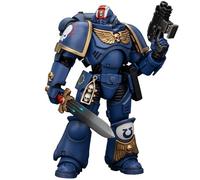 Toyverse JOYTOY 1/18 - Statuetta d'azione Warhammer 40,000, Ultramarines Heroes of The Chapter Primaris, tenente Erastus, articolazioni mobili, modello di personaggio, 15 anni e più
