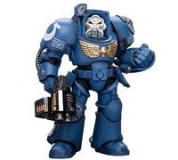 TOYVERSE JOYTOY 1/18 - Statuetta d'azione Warhammer 40,000, Ultramarines Terminator Squad Terminator con Storm Bolter, articolazioni mobili, modello di personaggio, 15 anni e più