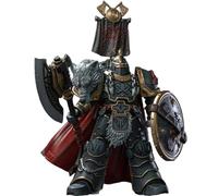 Toyverse JOYTOY 1/18 - Statuetta d'azione Warhammer The Horus Heresy, Space Wolves Legion Praetor with Power Axis and Combat Shield, articolazioni mobili, modello di personaggio, 15 anni e più