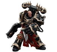 Toyverse JOYTOY 1/18 Warhammer Action Figure 40,000, Chaos Space Marines Black Legion Chosen with Bolt Pistol and Power Fist, Articolazioni mobili Modello di carattere, 15 anni e più