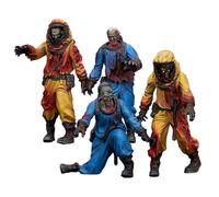 TOYVERSE JOYTOY 1/25 Action Toys, Dark Source Zombie Figure Biochemical Lab Team, Adatto per Halloween Modello Articolato Miniatura, 15 Anni e Più