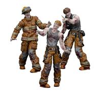 TOYVERSE JOYTOY 1/25 Action Toys, Dark Source Zombie Figure Firefighters, adatto per Halloween Articolated Miniature Model, 15 anni in più