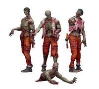 TOYVERSE JOYTOY 1/25 Action Toys, Dark Source Zombie Figure Mechanic Team, Adatto per Halloween Articolated Miniature Model, 15 anni in più