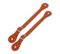 Toyvian 1 Cinghie Regolabili per Speroni Western Accessori per Equitazione per e Donne Adatte per Sport Equestri e attività Colore Marrone