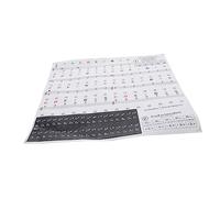 Toyvian 1 Foglio Di Adesivi Per Pianoforte Trasparenti Per Principianti Etichette Per Adesivi Per Pianoforte Per Forniture Per Strumenti Musicali Adesivi Per Principianti Per