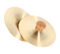 Toyvian 1 Paio Di Piatti In Bronzo Per Strumenti Musicali Piatti Da Ballo Piatti Per Batteria Piatti Per Performance Liriche Piatti Per Percussioni Ritmiche Mini Piatti Professionali