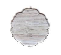 Toyvian 1 Pezzo Mini oggetti di scena del vassoio in legno modelli mini vassoio Miniature della cucina delle bambole arredamento di servizio vassoio in miniatura mini casa di legno Cachi
