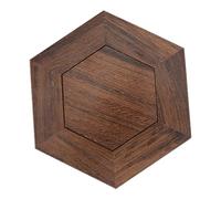 Toyvian 1 Pezzo Portapiante Legno Decorativo con Base Espositore per Palline Multifunzionale e Ufficio Mano Legno Base