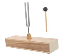 Toyvian 1 Pz 256 Strumenti Di Insegnamento Della Forcella Di Sintonia Meditazione Pece Chakra Alto Strumento Forchetta Sperimentare Piccolo Diapason Test Di Legno Colore Casuale