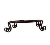Toyvian 1 Pz portavasi in Ferro battuto Stand Titolare in Piedi Piante da Appartamento in casa fioriera con Supporto Sgabello da fioriera Supporto per Vaso di Fiori Metallo caffè