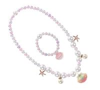 Toyvian 1 Set Bracciale e Collana Per Gioielli Per Bigiotteria Per Ragazze Ragazzo Compleanno Ragazza Del Gioielli Dei Cartoni Animati Colorful Addominali
