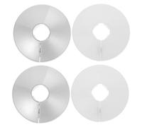 Toyvian 1 Set Copertura Collare per Tubature Resistente per Nascondere Rubinetti E Tubature Ed Esterni Facile Installazione E Design 4 Pezzi