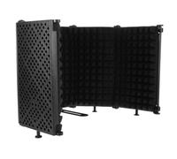 Toyvian 1 Set Copertura isolante del suono a cinque porte microfono da gioco protezione insonorizzata del microfono blu pannello fonoassorbente copertura fonoassorbente per microfono Nero