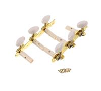 Toyvian 1 Set Di Accordatori Tripli Per Chitarra Acustica Elettrica Tastiera Basso Manico In Acrilico + Piastra Inferiore In Acciaio A3 + Perno Per Corde In Ferro Facile Da Tagliare +