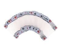 Toyvian 1 set di carte da gioco trasparenti: mazzo di poker impermeabile a prova di imbroglio con texture opaca per intrattenimento domestico ed eventi competitivi