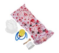 Toyvian 1 Set Di Oggetti Di Scena Per Halloween A Forma Di Vittima Morta - Decorazioni Per Esterni - Spaventoso Cadavere Di Vittima Morta Di Halloween, Ragnatele Finte Con Ragni,