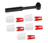 Toyvian 1 Set Di Puntine Per Giradischi In Vinile Spazzola Per La Pulizia Delle Puntine Per Giradischi Stilo Di Ricambio Per Giradischi Stilo Diamantato Per Giradischi Ago Di Ricambio