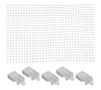 Toyvian 1 Set di Rete Anti-Salto per Acquario, Copertura in Maglia Trasparente, Tagliabile e Regolabile, Protezione contro le Fuga e i Gatti, 70x53 cm