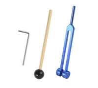 Toyvian 1 Set diapason dell'orecchio Forks attivatore kit ciclo continuo cuffie strumenti per la pulizia delle orecchie strumento di test sensoriale del Lega di alluminio Blue
