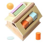 Toyvian 1 Set Educativo Montessori Cognitivo Multi con Palla e Box per Monetine Sviluppo delle Abilità Motorie e Riconoscimento dei Adatto