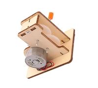 Toyvian 1 Set Giocattoli Del Generatore a Pezzi a Mano Di Insegnamento Dell'esperimento Invenzione Del Legno Generatore Di Invenzioni Mestiere Fai -da -te Di Legno