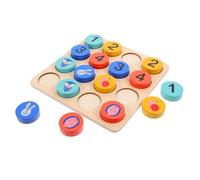 Toyvian 1 Set Giochi Di Gioco Di Sudoku Gioco Da Tavolo Sudoku Giocattolo Per L'apprendimento Della Matematica Giocattoli Matematici Montessori Puzzle Per Giochi Da Tavolo Di Legno