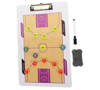 Toyvian 1 Set Lavagna Basket Portatile e Cancellabile per Allenatori Strumento per Insegnare Pallacanestro Colore Casuale