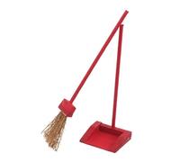 Toyvian 1 Set Miniature per Pulizia Dollhouse Scopetta e Scopino Realistici per Decorazioni e Arredamento Miniatura Accessori Completi per Giocattoli