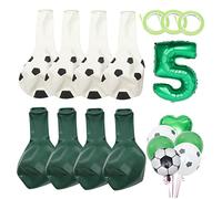 Toyvian 1 Set Palloncini Tema Calcio per Compleanni Decorazioni per Calcio per Anniversari Materiale Sicuro e Riutilizzabile Atmosfera Festiva Garantita
