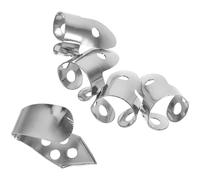 Toyvian 1 set Plettri Acciaio Inossidabile per Chitarra e Ukulele Design Ergonomico per Comfort e Versatilità Accessori per Strumenti Musicali come Banjo e Basso per Musicisti